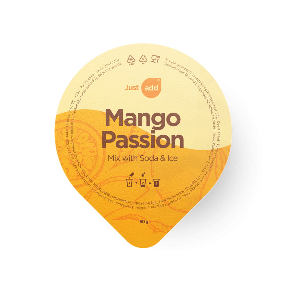 Mango-passion limonaadi konsentraat