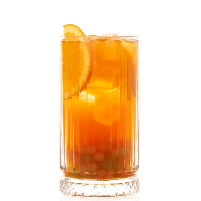 Virsiku bubble ice tea