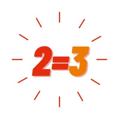 2=3