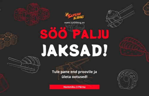 Sushi-sõbrad, see on just teile!